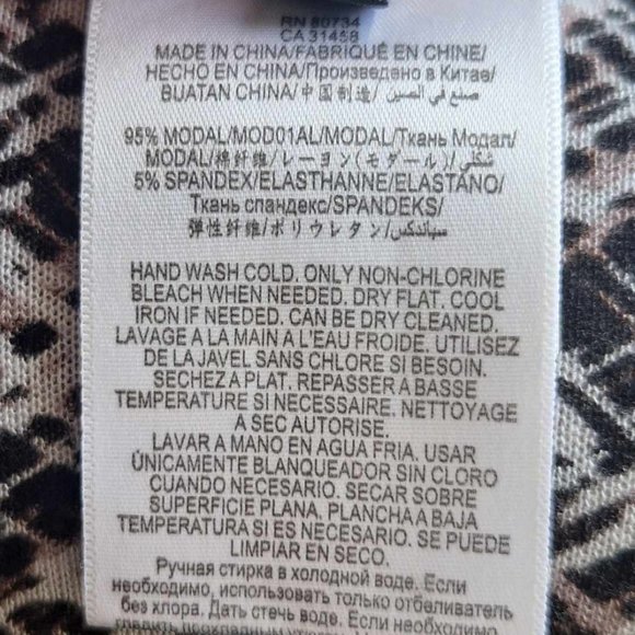 BCBG MAXAZRIA Long Sleeve Top Size Small - Picture 5 of 6